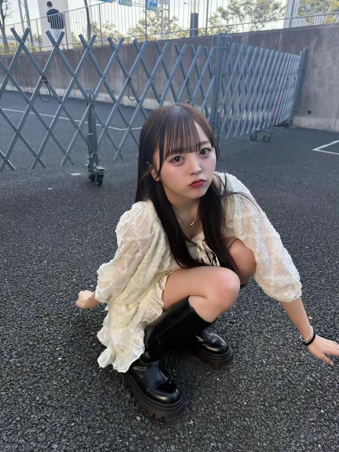 黑色高筒长靴靴控女靴子