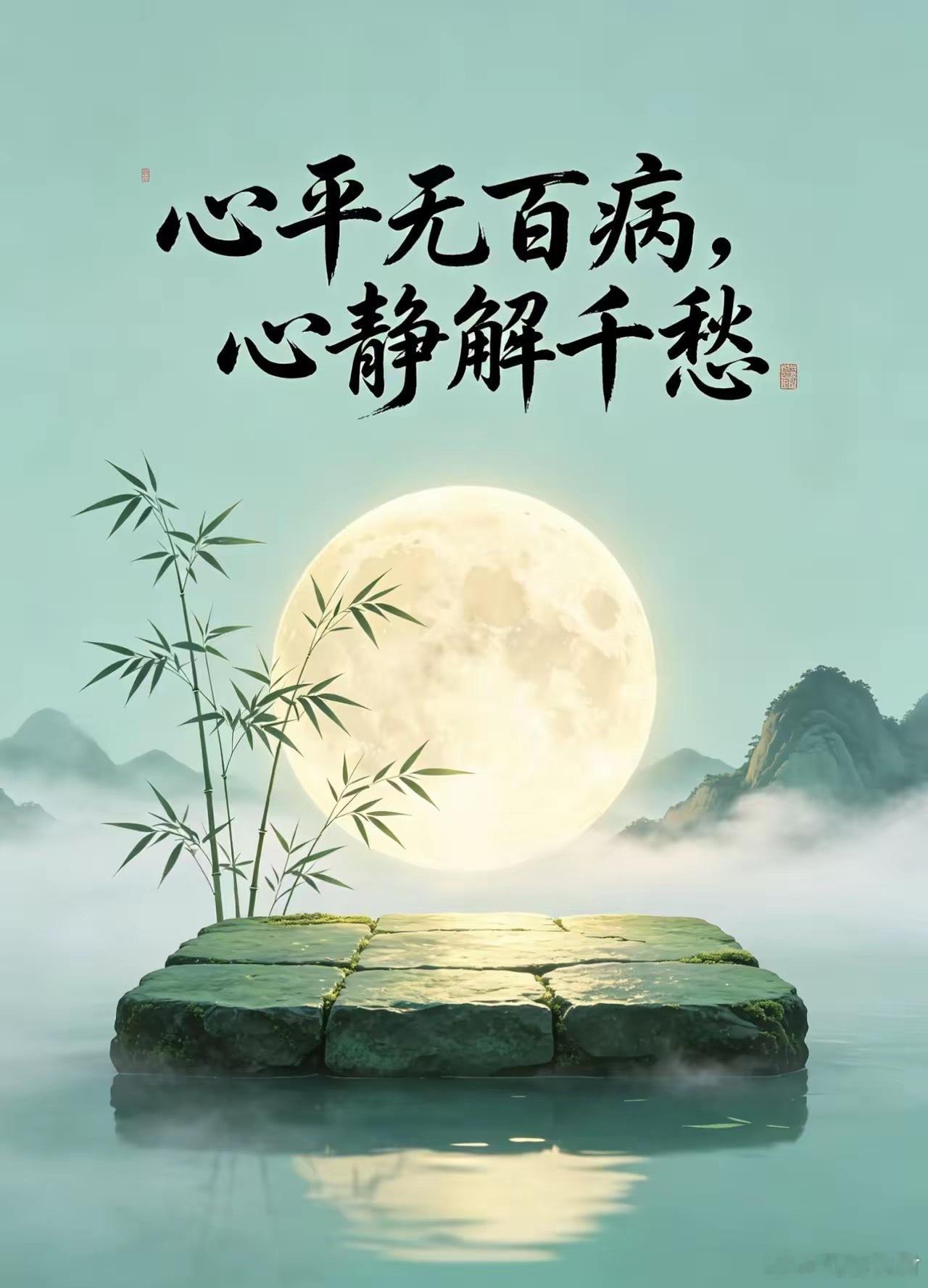 ✨心平无百病，心静解千愁✨人到了一定年纪，终于懂得：最好的养生，是情绪稳定；最好