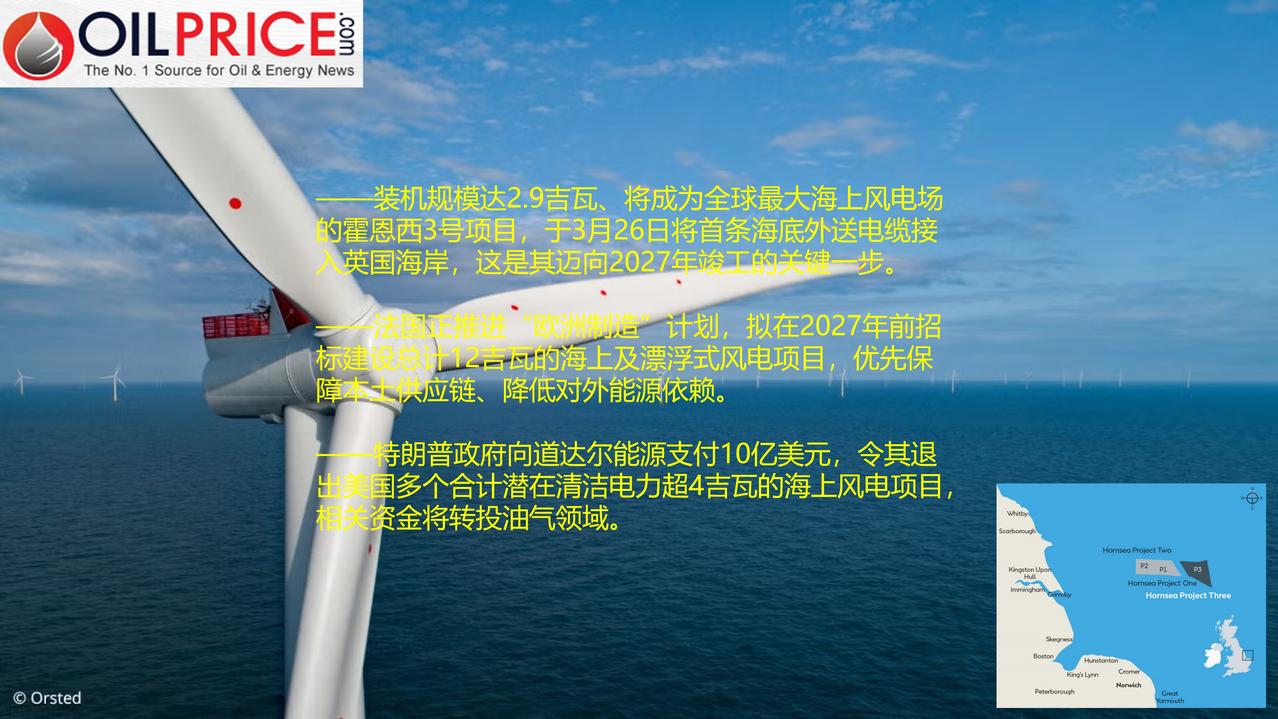 美欧能源安全押注迥异：欧洲力挺本土海风 ，美国重归油气怀抱

欧洲正大力扶持本土