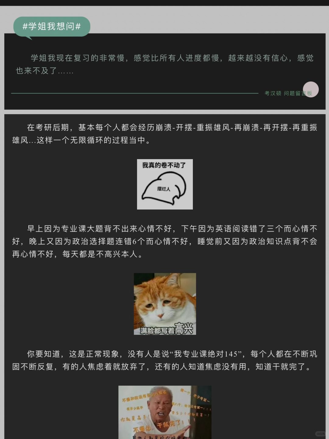 直到现在我还是感觉比所有人进度都慢……