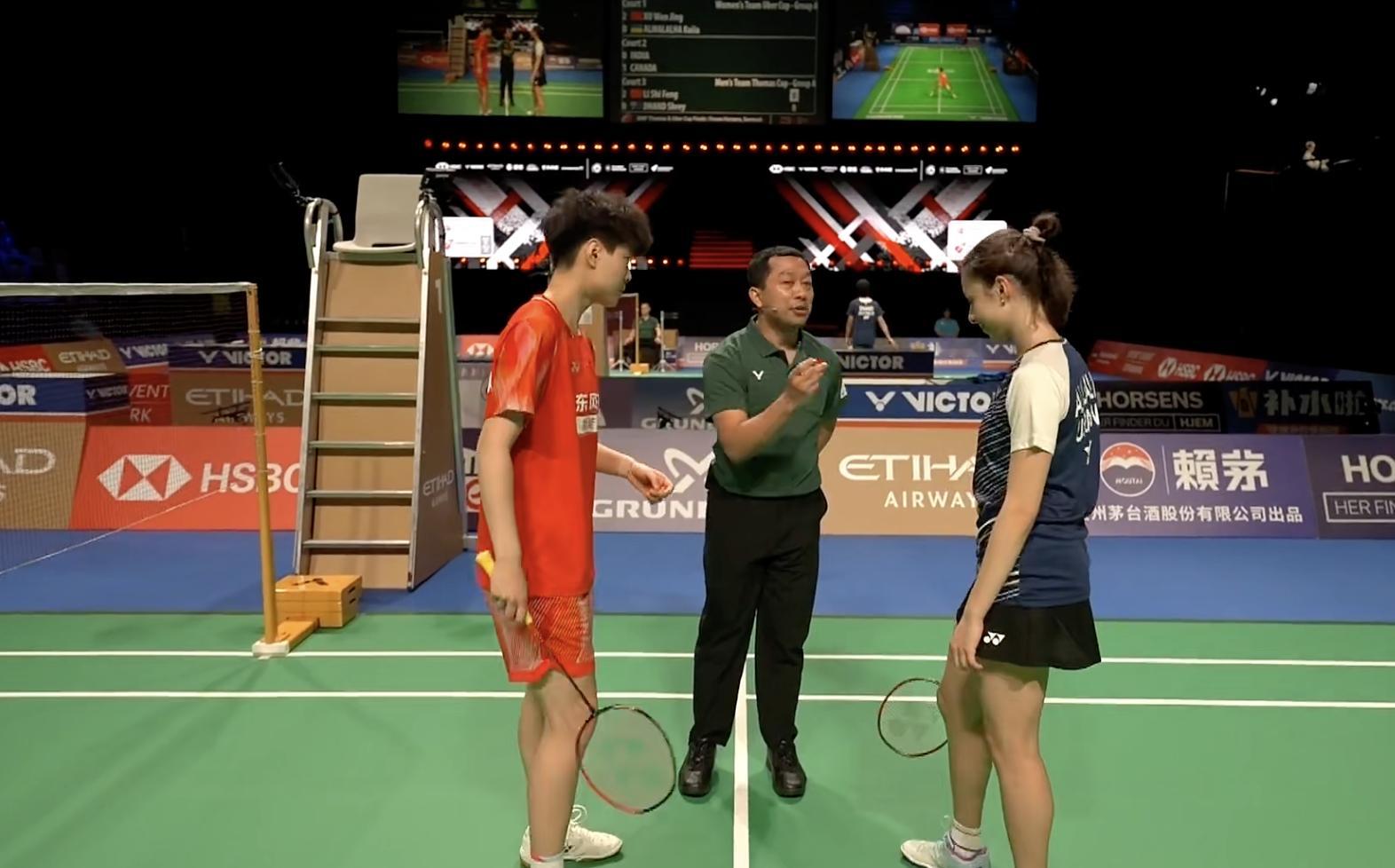 三单：徐文婧🇨🇳 vs 🇺🇦雷伊娅，比赛马上开始！国羽汤尤杯揭幕战202