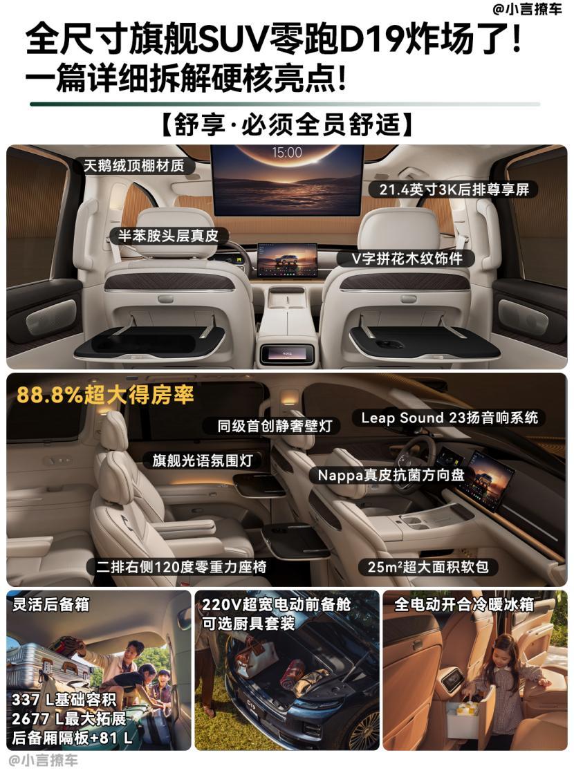 刚刚看完零跑D19的发布会，21.98万元起，就能享受到远超同级的配置！这定价直