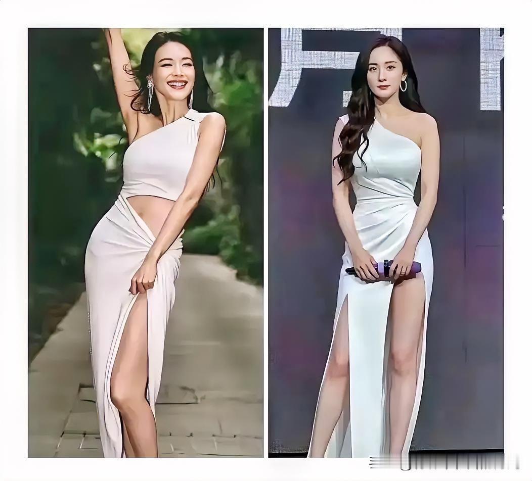 刷到这张图瞬间感慨，一模一样的礼服，舒淇和杨幂穿出完全不同的两种味道，果然穿搭的