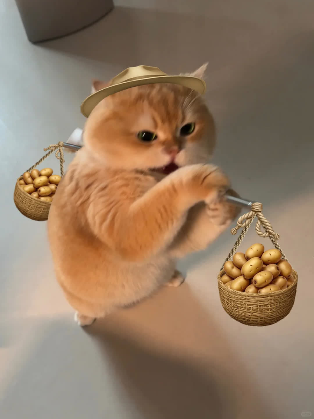 土豆子 新鲜的土豆子   猫咪日常 ​​​