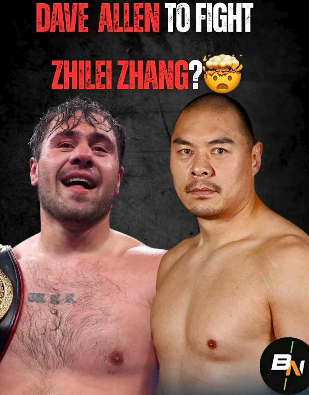 艾伦：我们正在和张志磊的团队谈判，顺利的话，今年9月份比赛！

来自英国的重量级