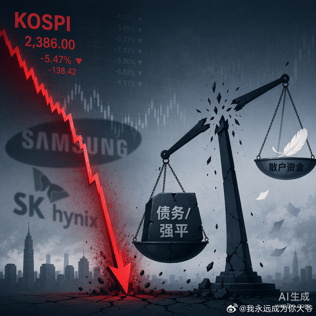 韩国股市今年第八次熔断韩国股市今天这出“跳水大戏”看得人背脊发凉。KOSPI指数