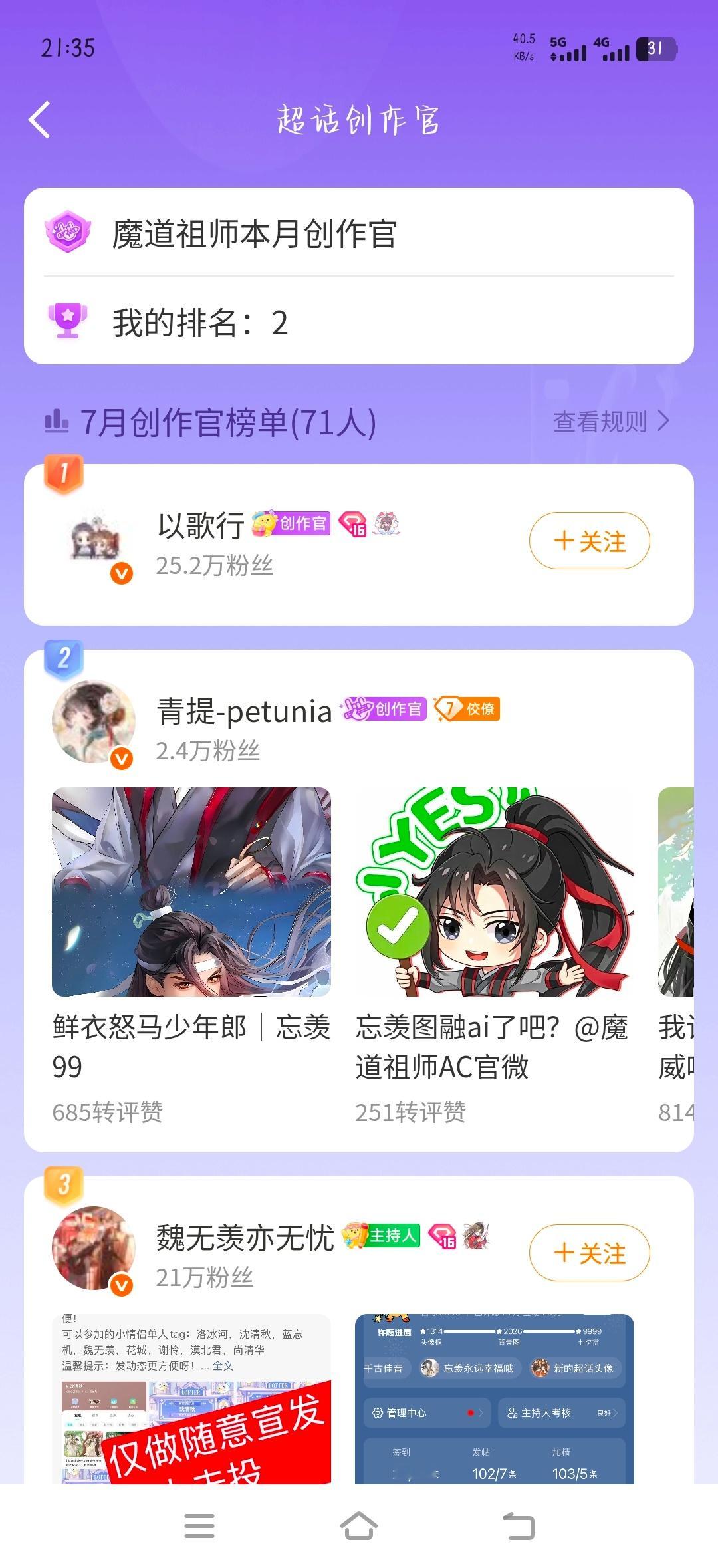 ch创作官榜2吗，有点意思 