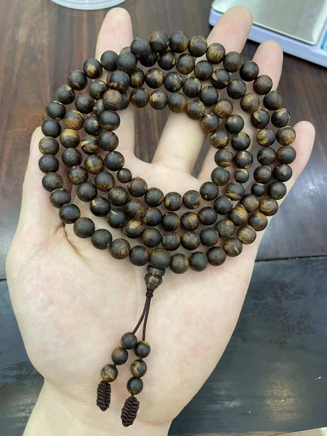 一步到位，可传承的芽庄白棋沉水念珠！