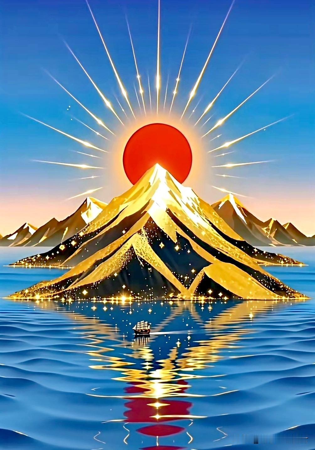遇见金山，必发大财。