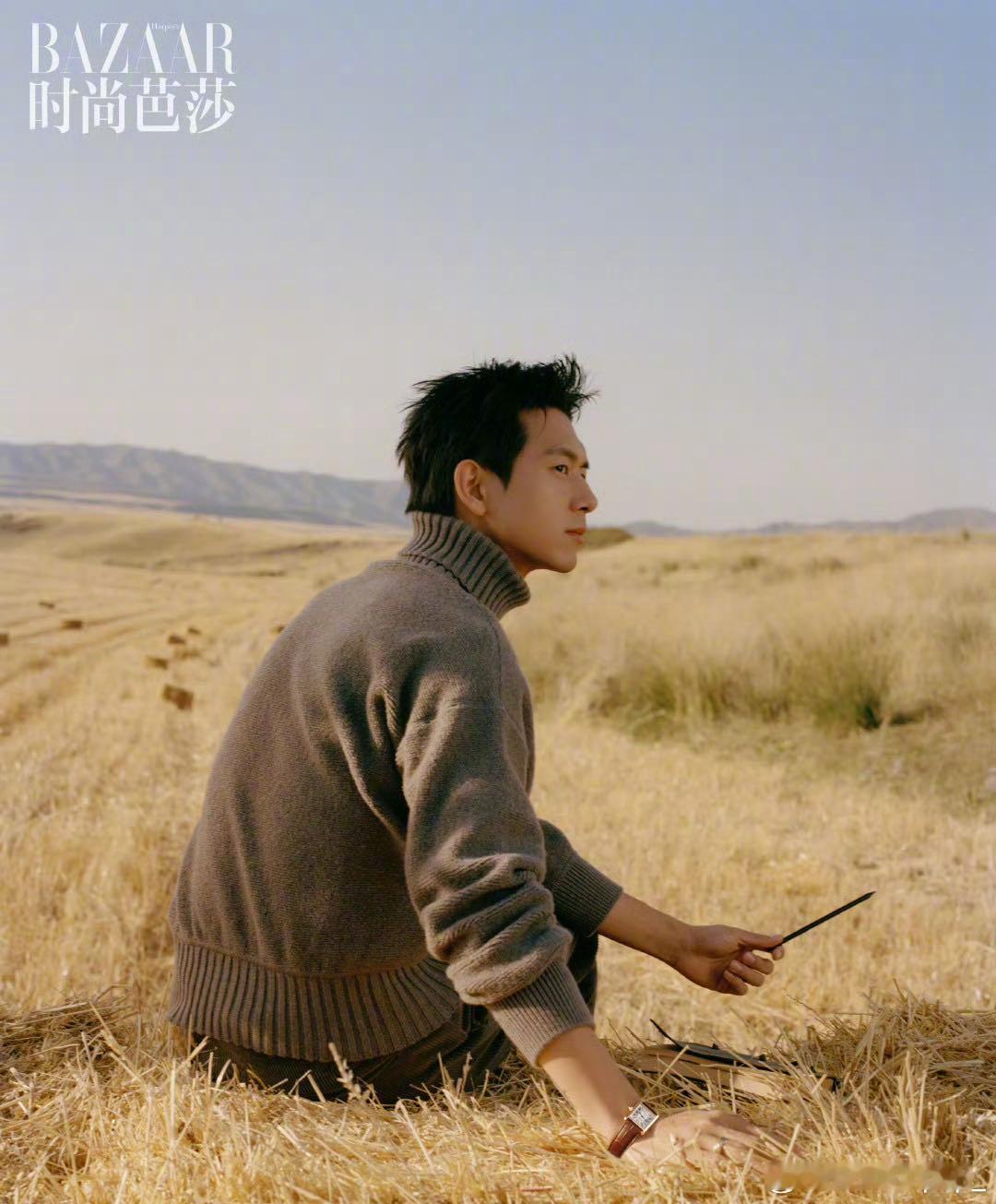 李现[超话]  在生日月登上时尚芭莎封面这也是他第三次出镜该封面作品在此次拍摄中