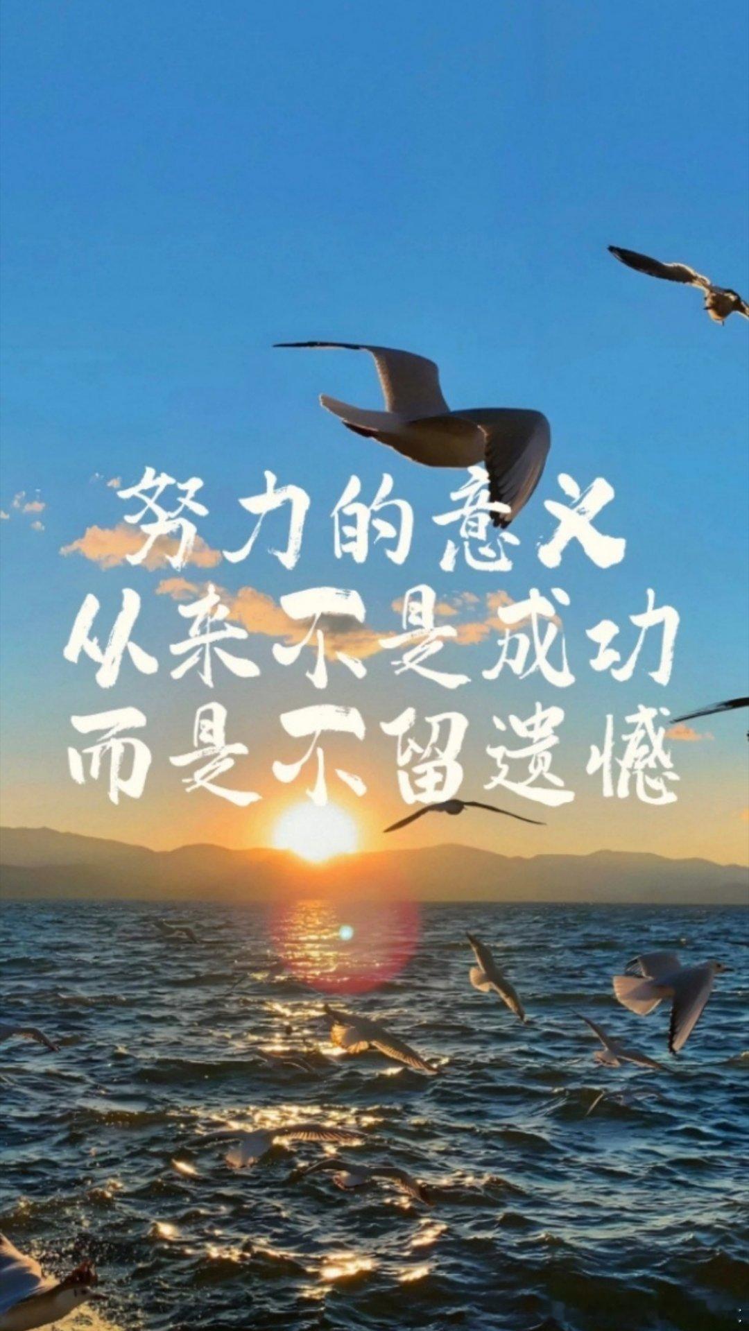 励志哲理人生努力不为抵达终点，只为感受每一步的心跳。不辜负时光，便是最好的抵达。