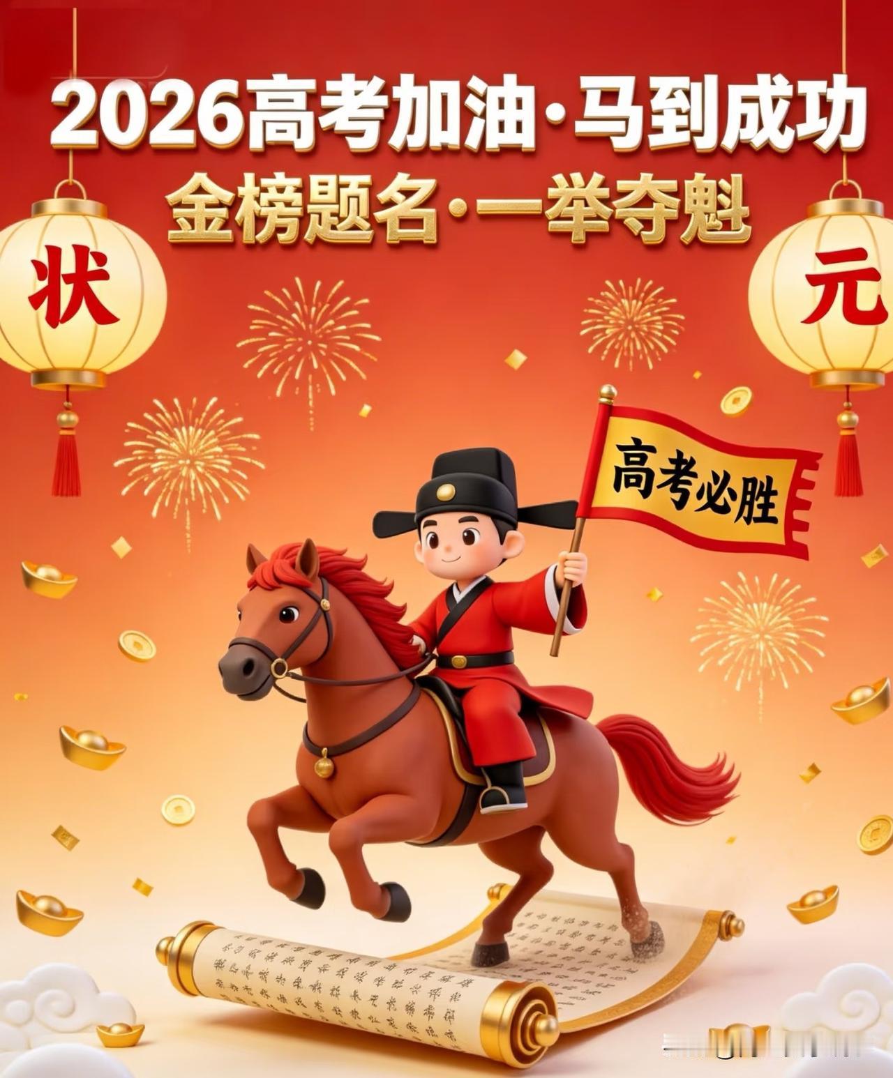 不得不说，今年高三孩子的运气真不错！

翻开日历，2026年6月6日，农历四月廿