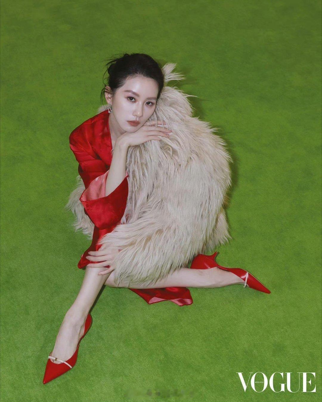刘诗诗登上VOGUE 香港版2025开年刊封面，恭喜恭喜 