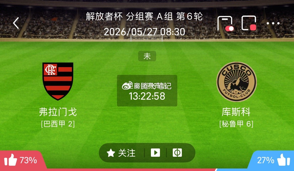 005 弗拉门戈vs库斯科 状态趋势：胜年龄观察：2-0、2-1、3-0进球指南