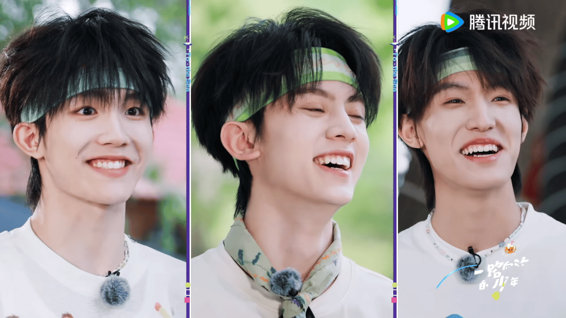 图片里有一个眼睛亮亮的小宝宝在甜笑🥺 