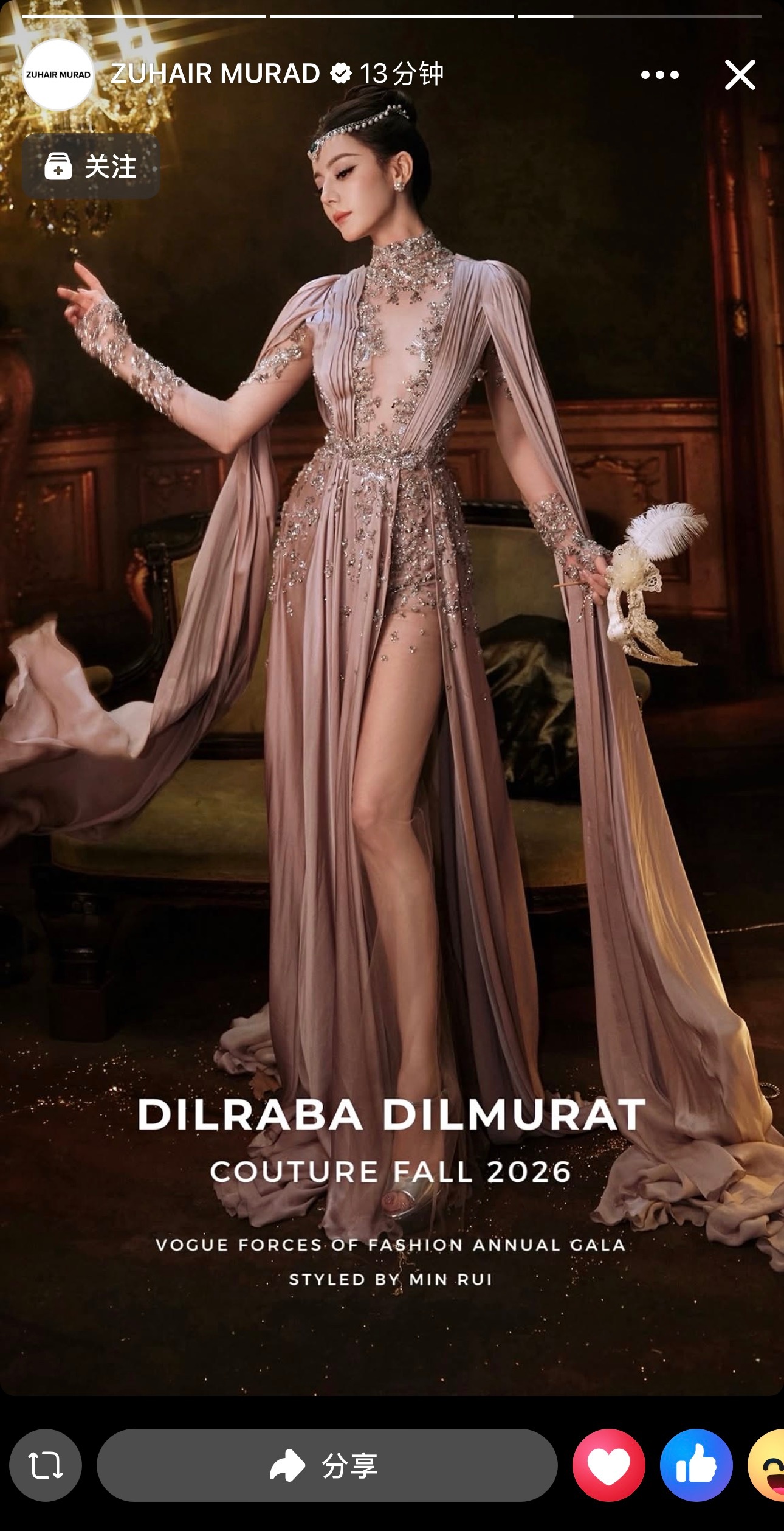 【Zuhair Murad更新】Zuhair Murad 品牌官方在IG、📖分