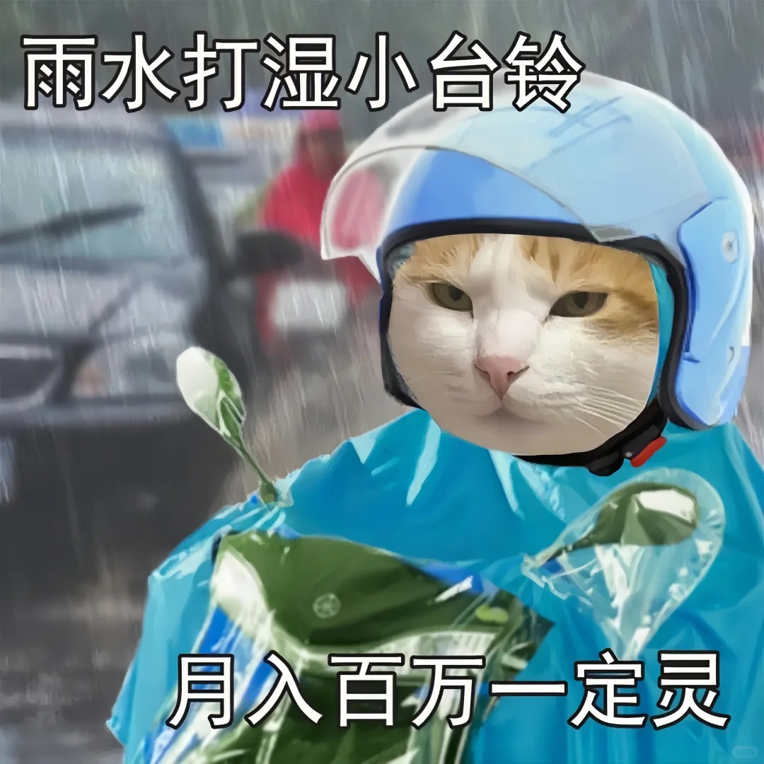 下雨天表情包分享，高清版