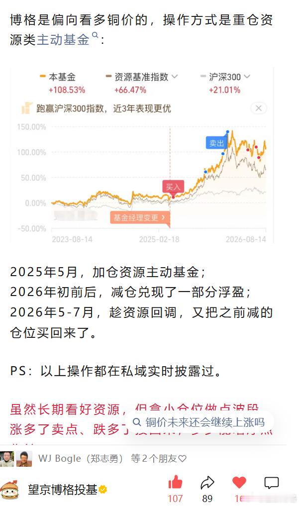 押注铜价暴涨8月份以来，博格明显感觉：有些短线资金开始押注有色了，尤其是铜。铜价