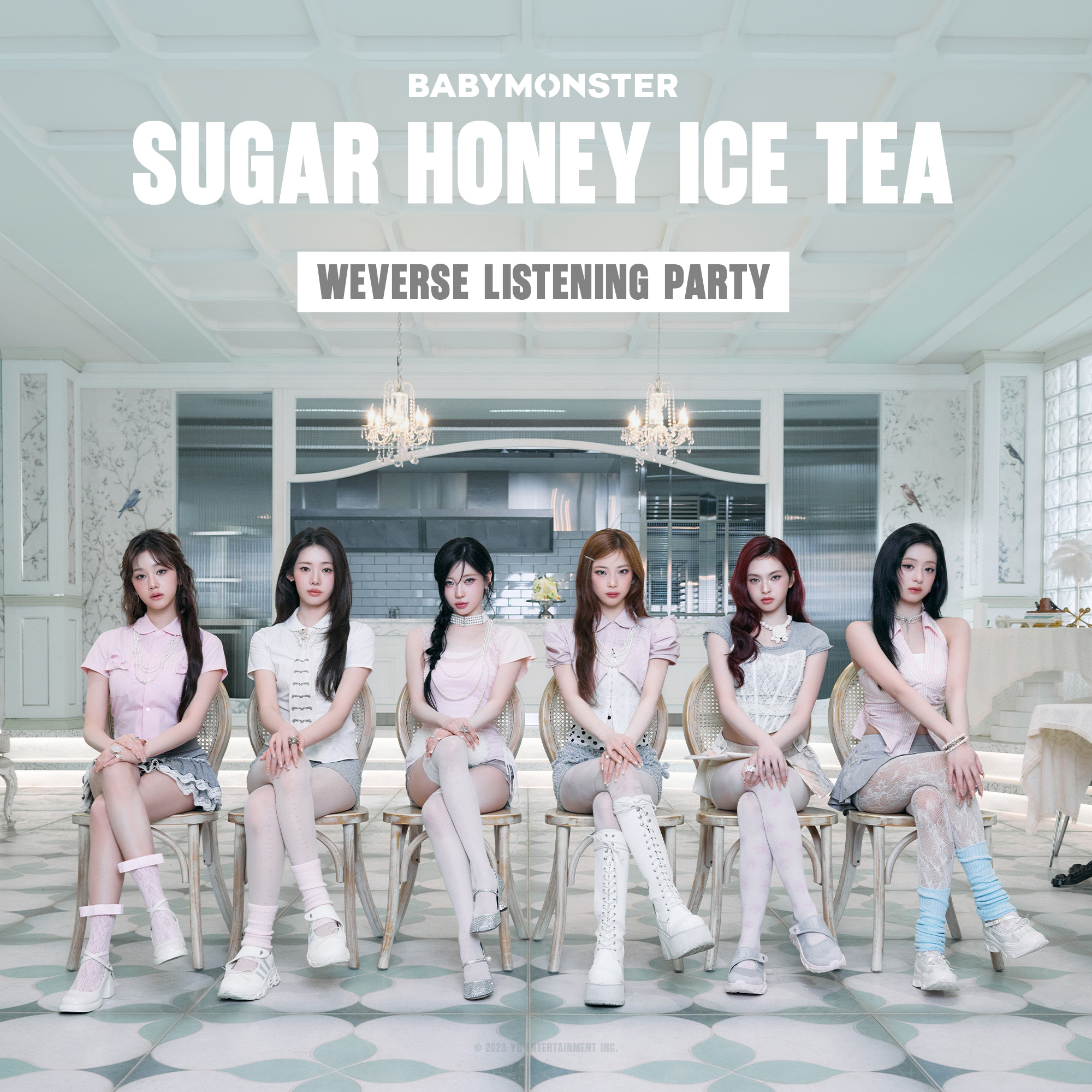 一起来Weverse收听 'SUGAR HONEY ICE TEA' 聆听派对吧