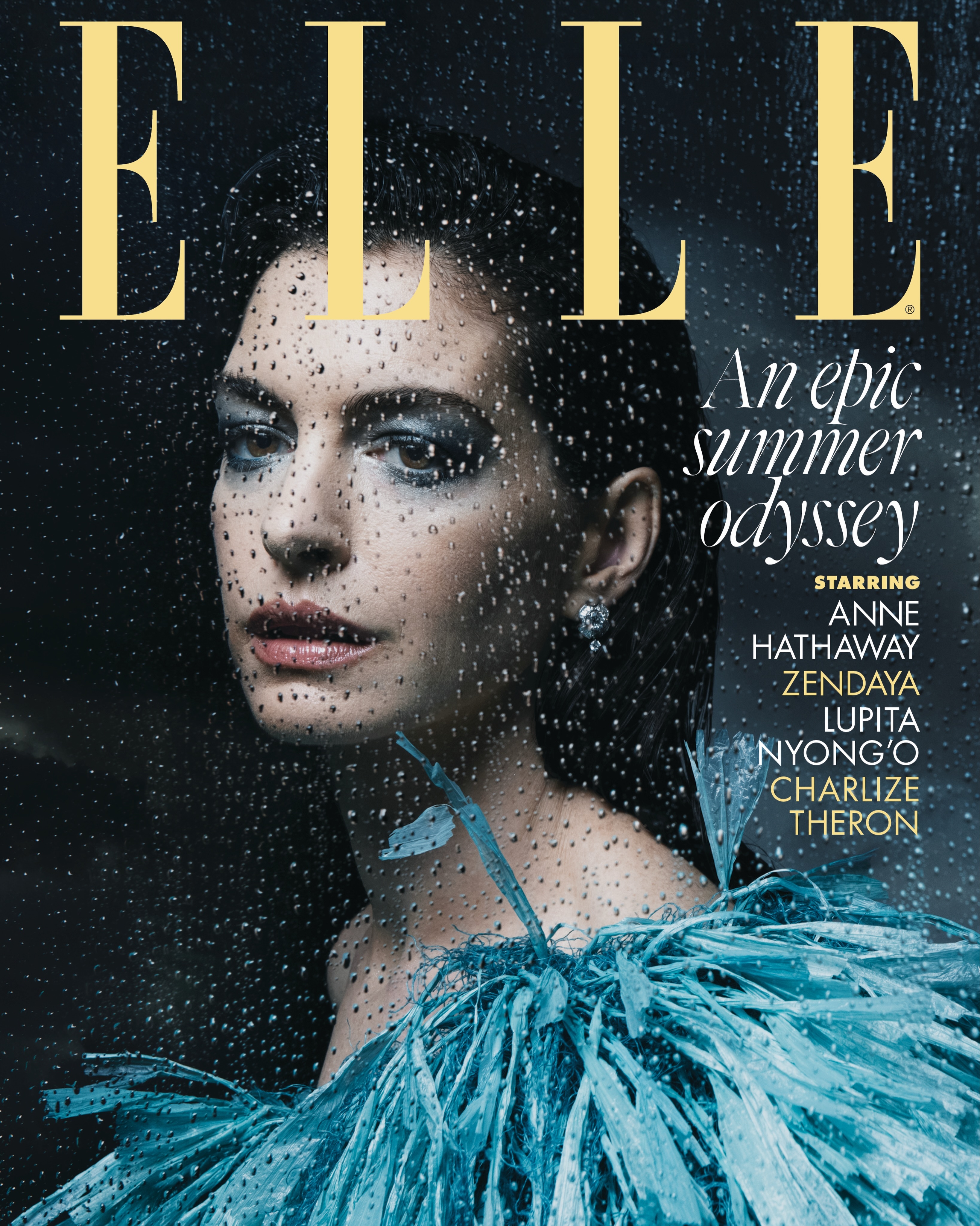 两版本四人八封面 ，英美两大 ELLE 实现联动发布 ，哪张会是你的最佳 ？封面