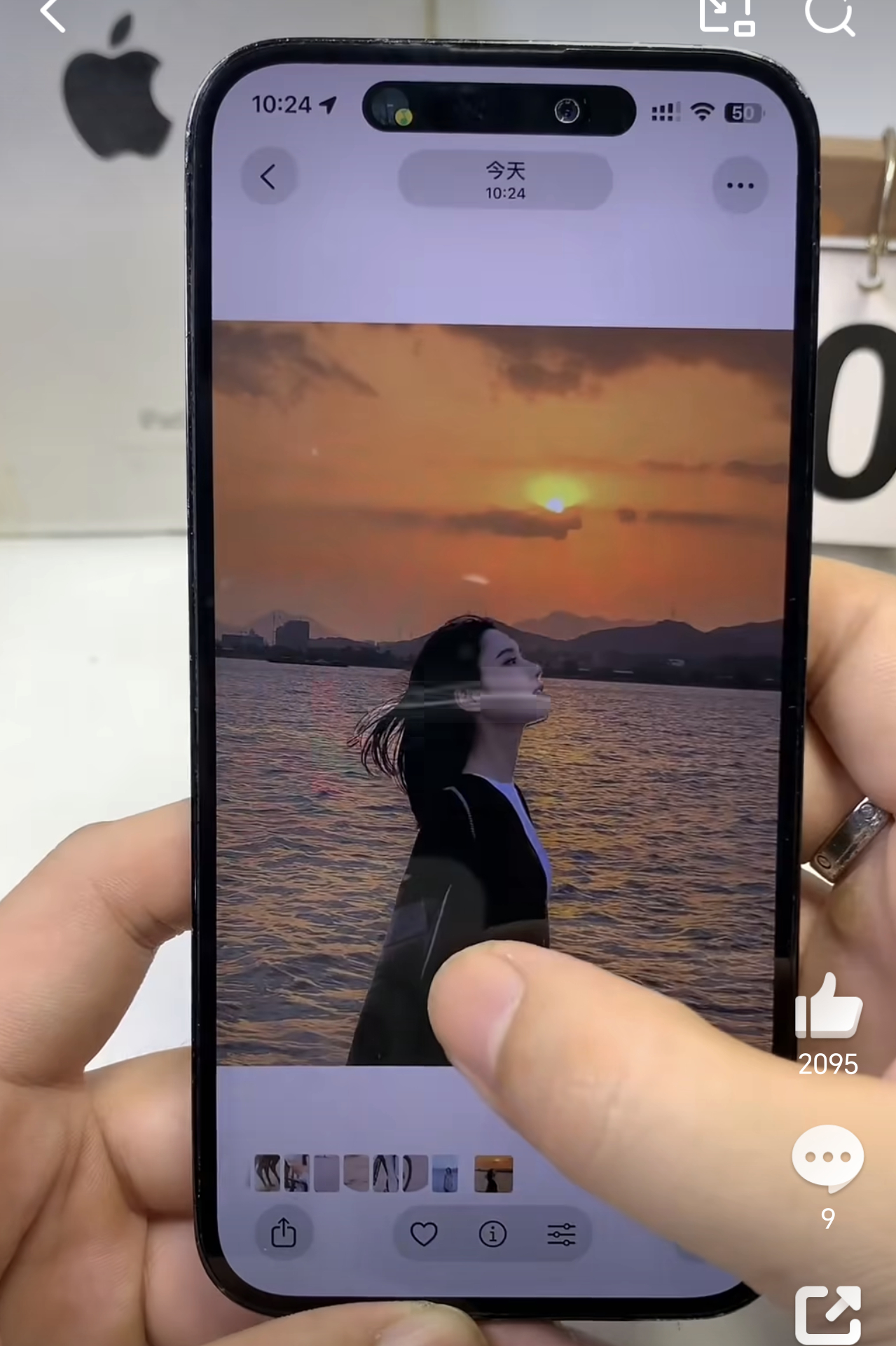 iPhone的长按键你可能并不会用该说不说，长按人物抠图和扫描实物生成文档这个功