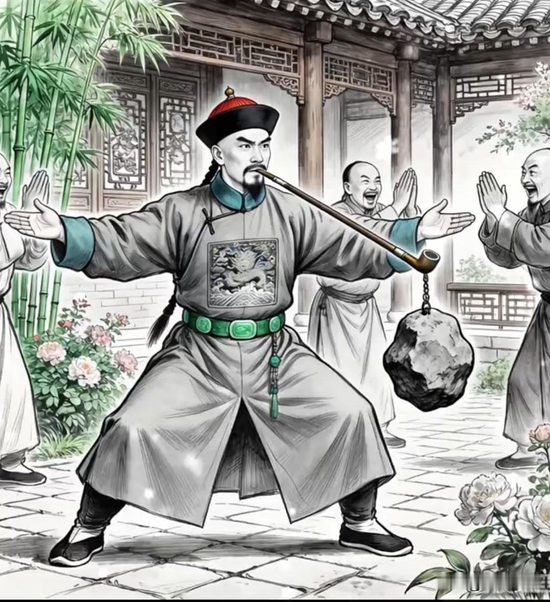 嘴硬是一门独家功夫，用嘴挑起大石头，围观者拍案叫绝，听闻者更是佩服得五体投地。天