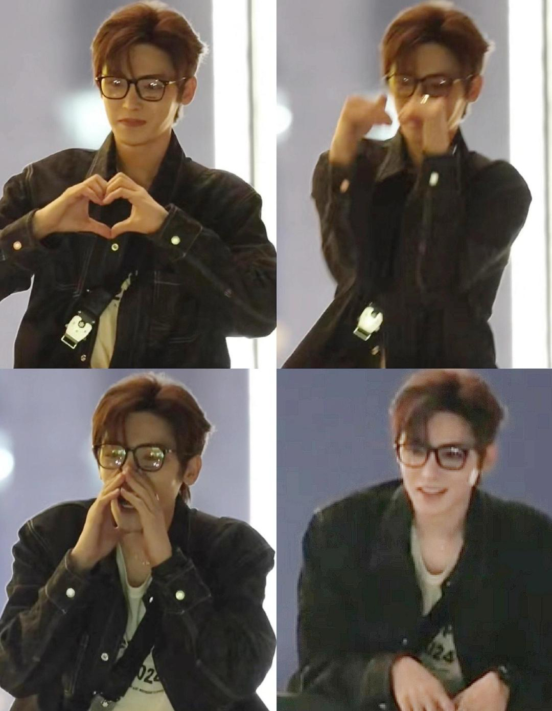 侯明昊｜比心四宫格，速来接收💗 ​​​