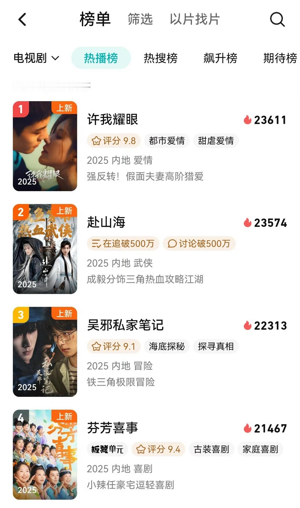 赵露思陈伟霆《许我耀眼》拿下站内第一许我耀眼开播许我耀眼 ​​​