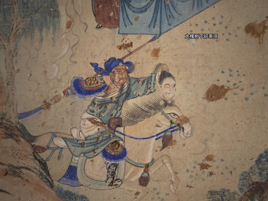 关帝庙壁画——温酒斩华雄