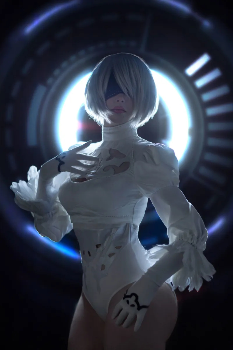 【尼尔纪元COS】SayaTheFox - 2B White Dress尼尔:机