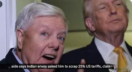 特朗普又冲印度呲牙咧嘴了，
 
他威胁印度，不准买俄油，看来50%的关税不够多，