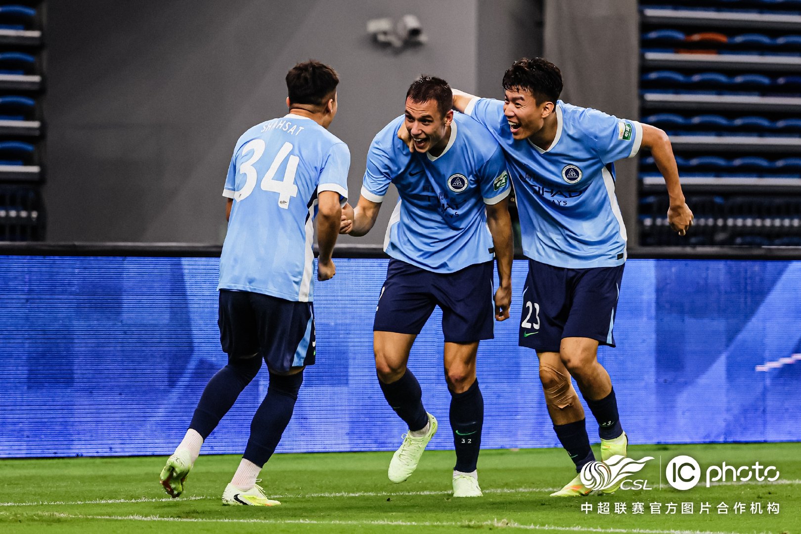 又是他！本科维奇头球破门⚽️⚽️深圳新鹏城vs武汉三镇 中超联赛