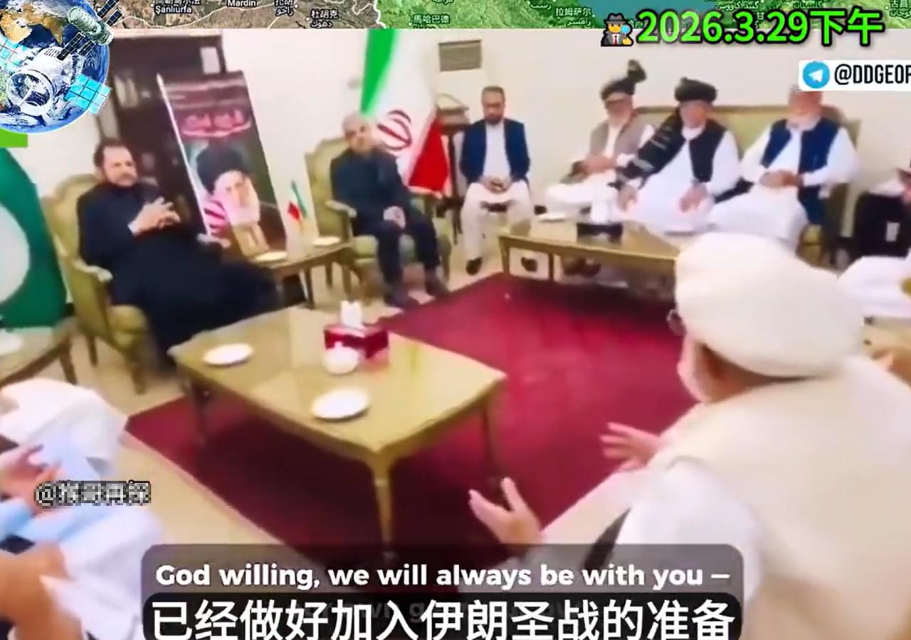 巴基斯坦普什图部落首领代表到伊朗领事馆，表态称：“如果您下令，数百万普什图族部落