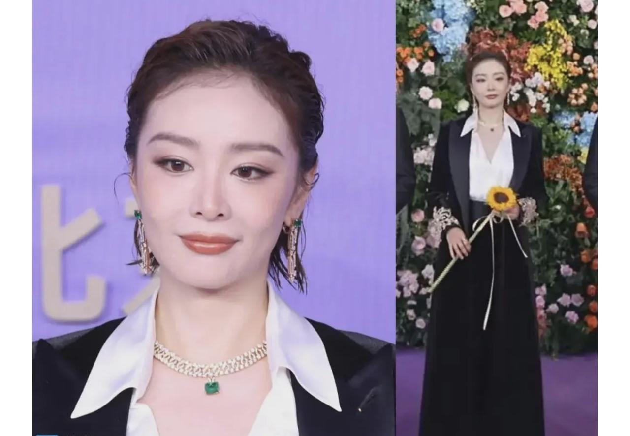 高叶刘诗诗惊艳出圈，张子枫身形单薄惹人怜
百花奖闭幕红毯生图流出，高叶黑丝绒礼服