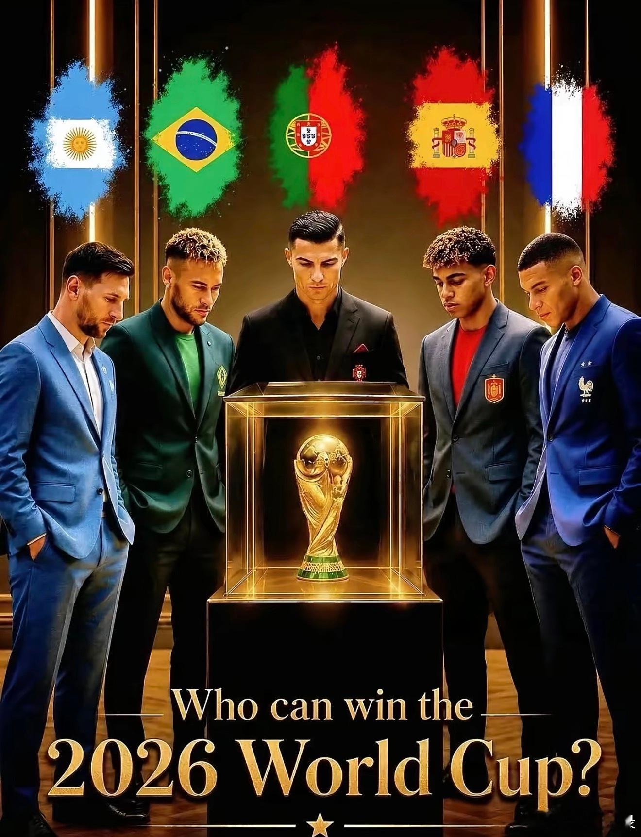 天南和地北，共赴一局置顶🔝有👗🏆 2026世界杯揭幕战即将打响！经过漫长等