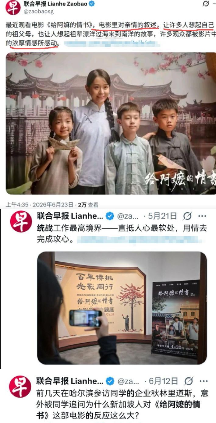 新加坡怎么对电影给阿嬷的情书 还有两副面孔？之前怒气冲冲，现在突然开始夸了，有点