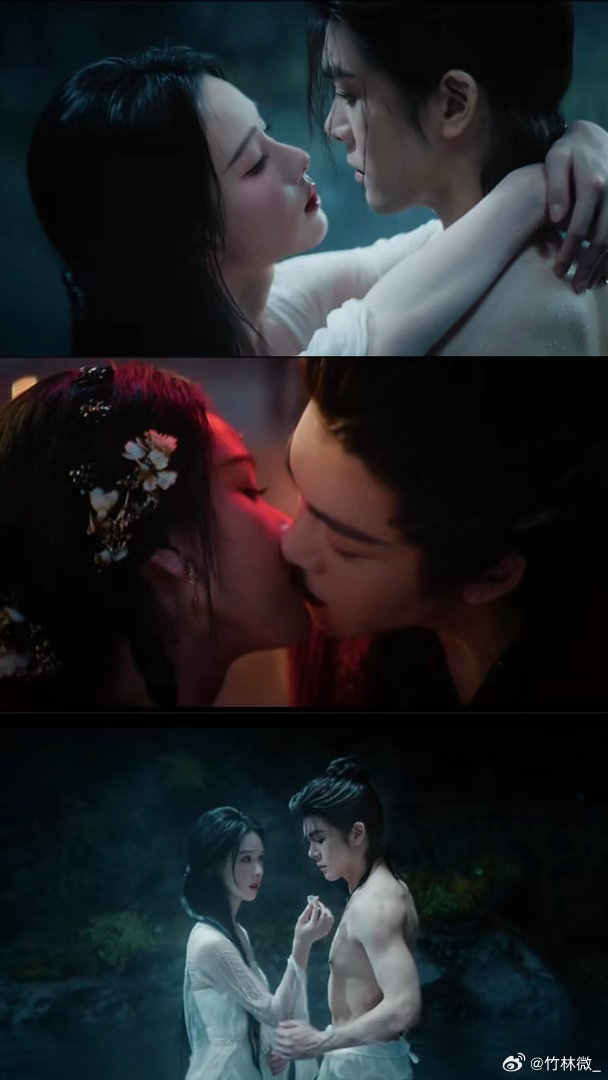 曾舜晞陈都灵洞房打戏曾舜晞陈都灵新剧对抗路夫妇俩人情缘一上来就开打，假新郎假新娘