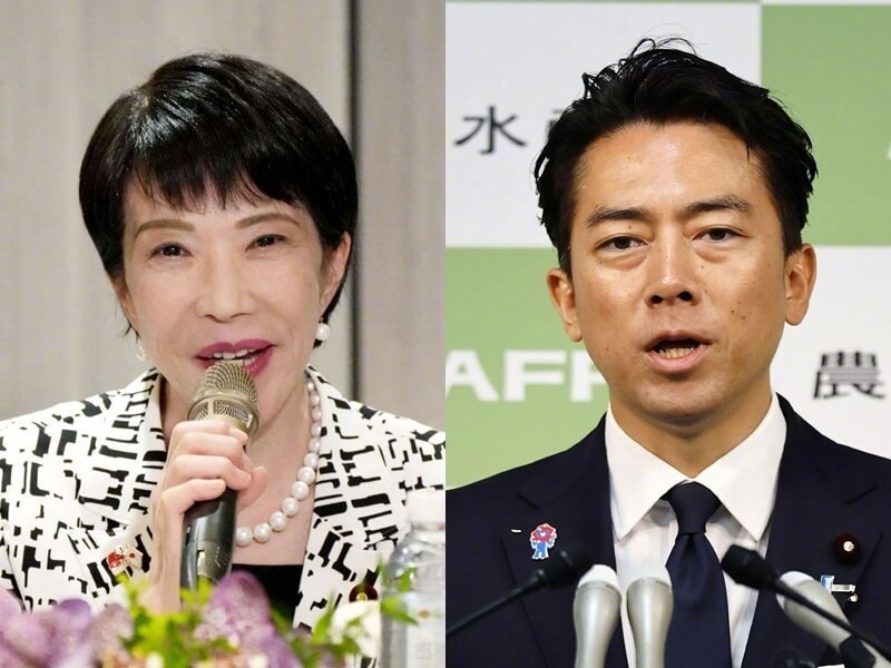 #高市早苗小泉进次郎进入决胜轮#【#日本自民党总裁选举第一轮结束#：高市早苗、小