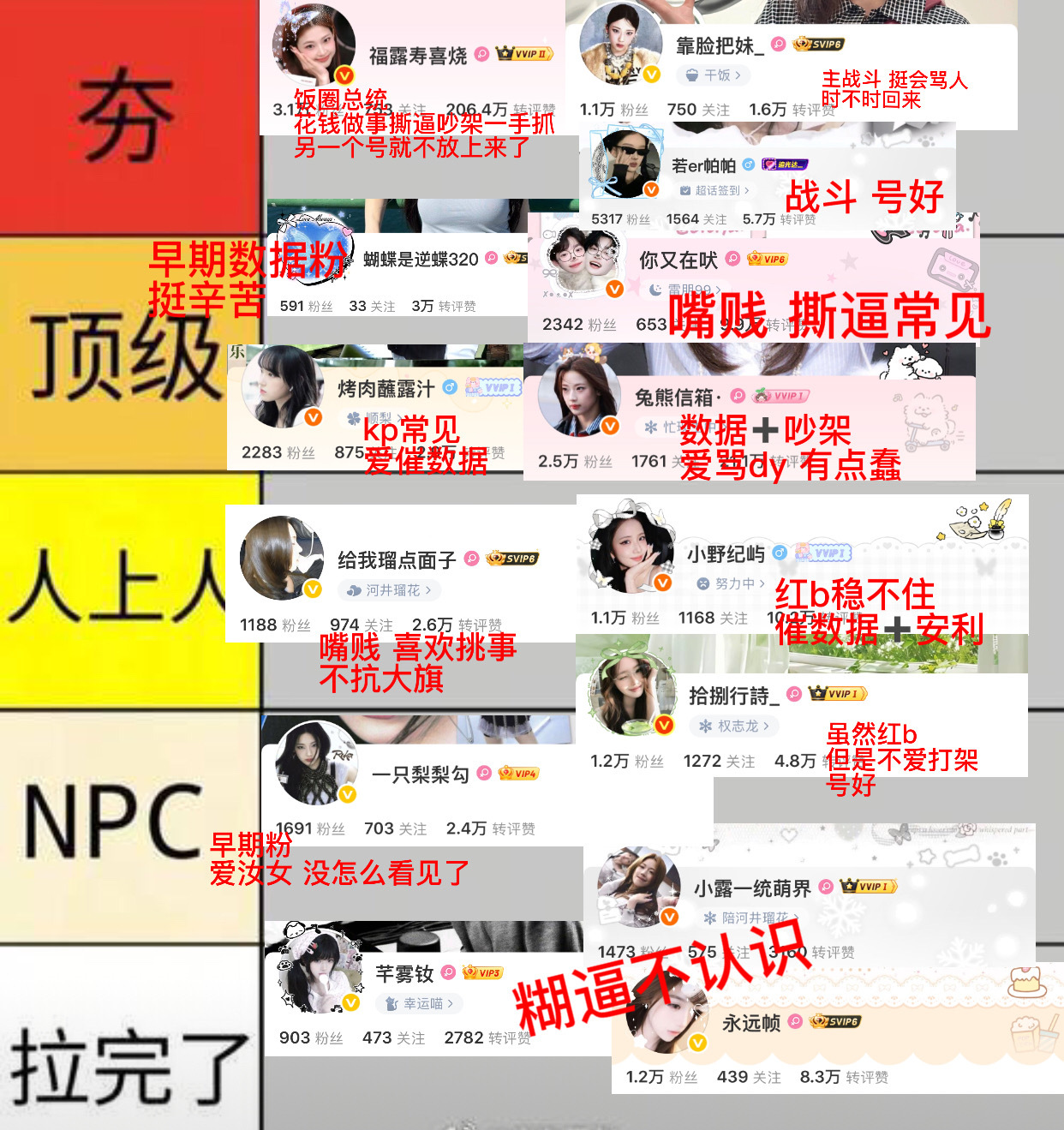 怪1大粉从夯到拉 
