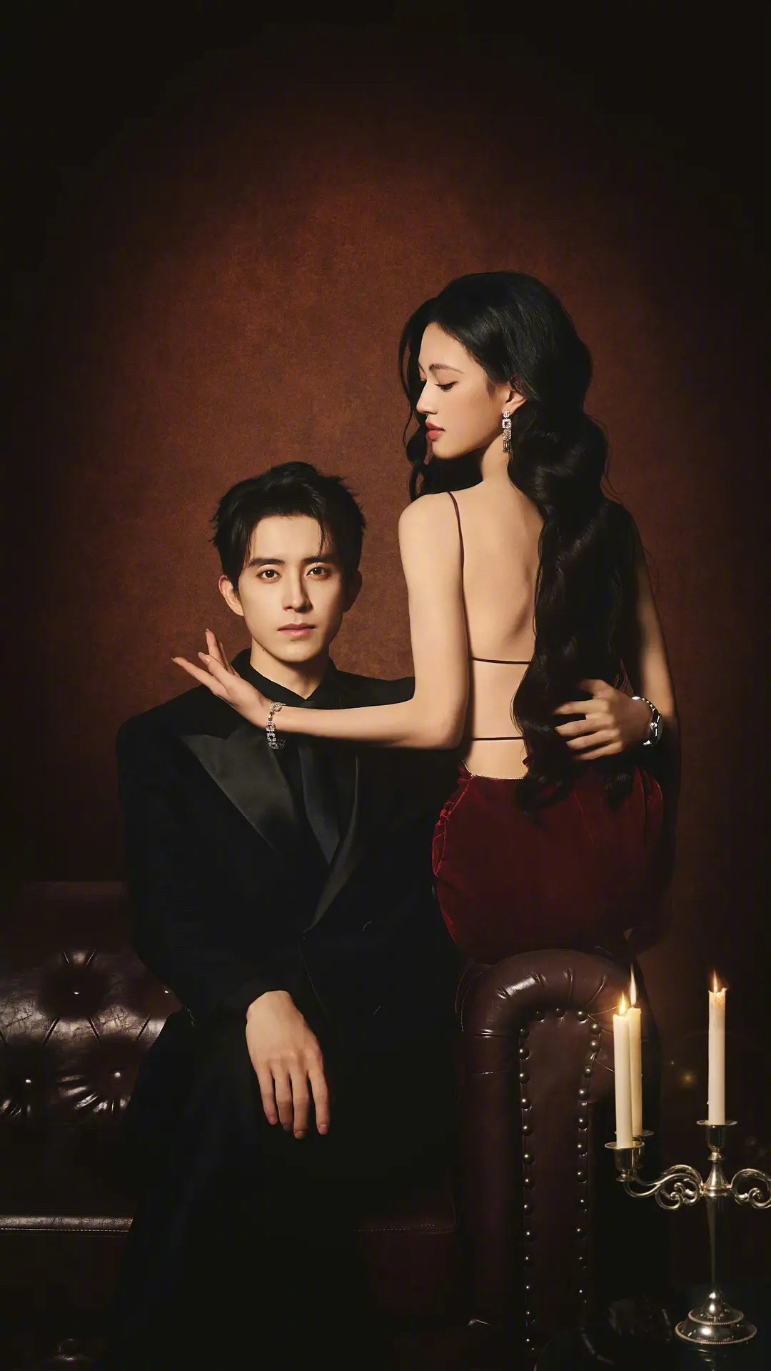 敖瑞鹏、沈羽洁《不二之臣》双人海报 