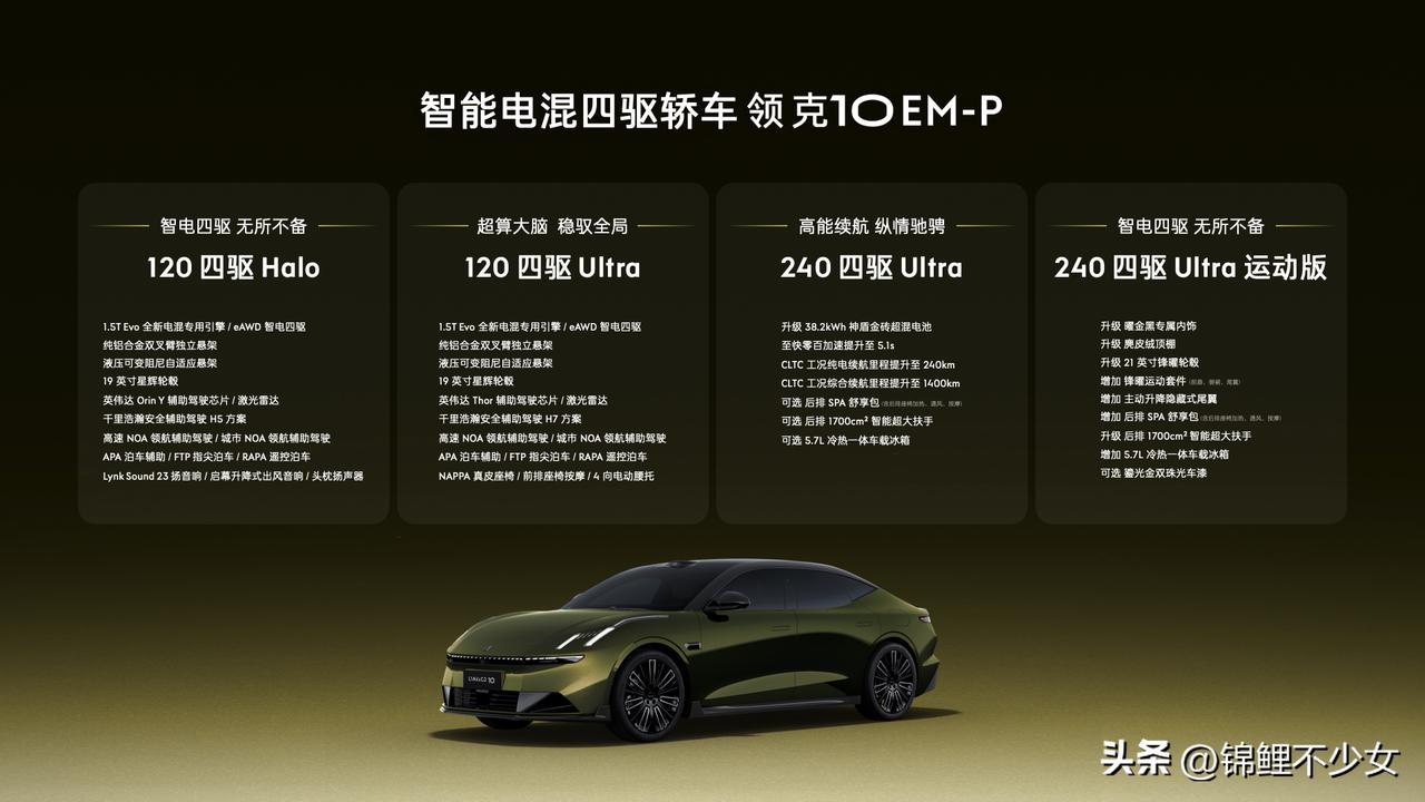 领克10EM-P正式上市了，搭载1.5T电混引擎与多电机，系统综合功率390kW