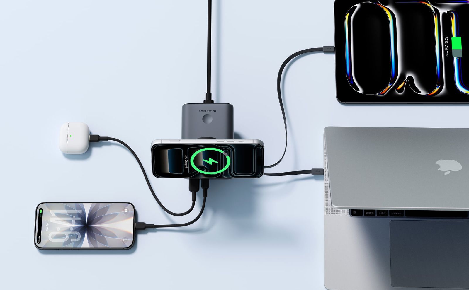 【CES 2026：Aukey 发布 MagFusion DeskHive 5X