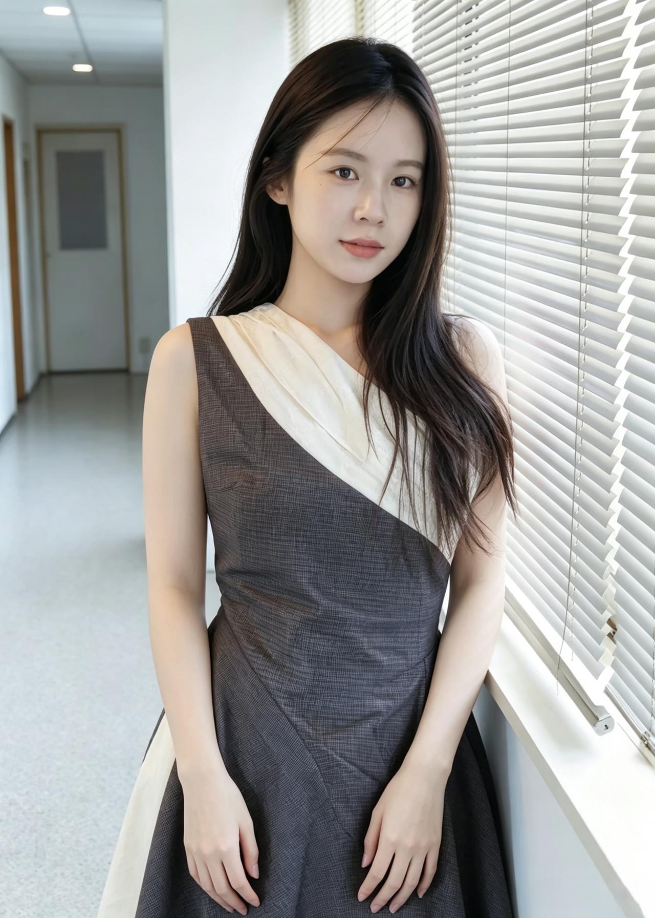百叶窗把光剪碎
落在你脸上
像一首温柔的节奏
每一步
都踩在时光的心上