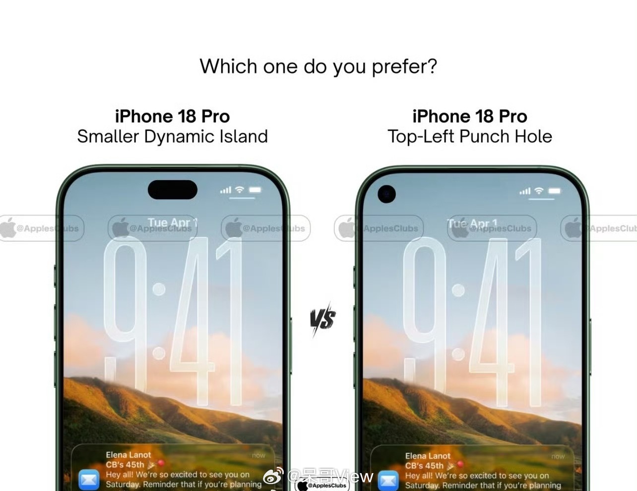 我印象里不是说要在左上角开孔吗？这又说iPhone18Pro灵动岛或变小，就这么