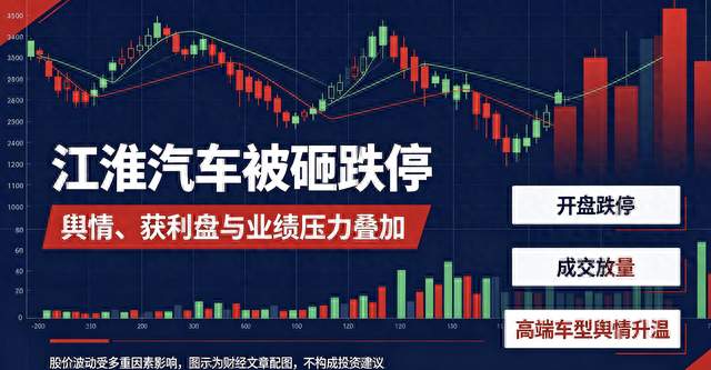一条测评视频引爆舆情，江淮汽车开盘惨遭砸跌停