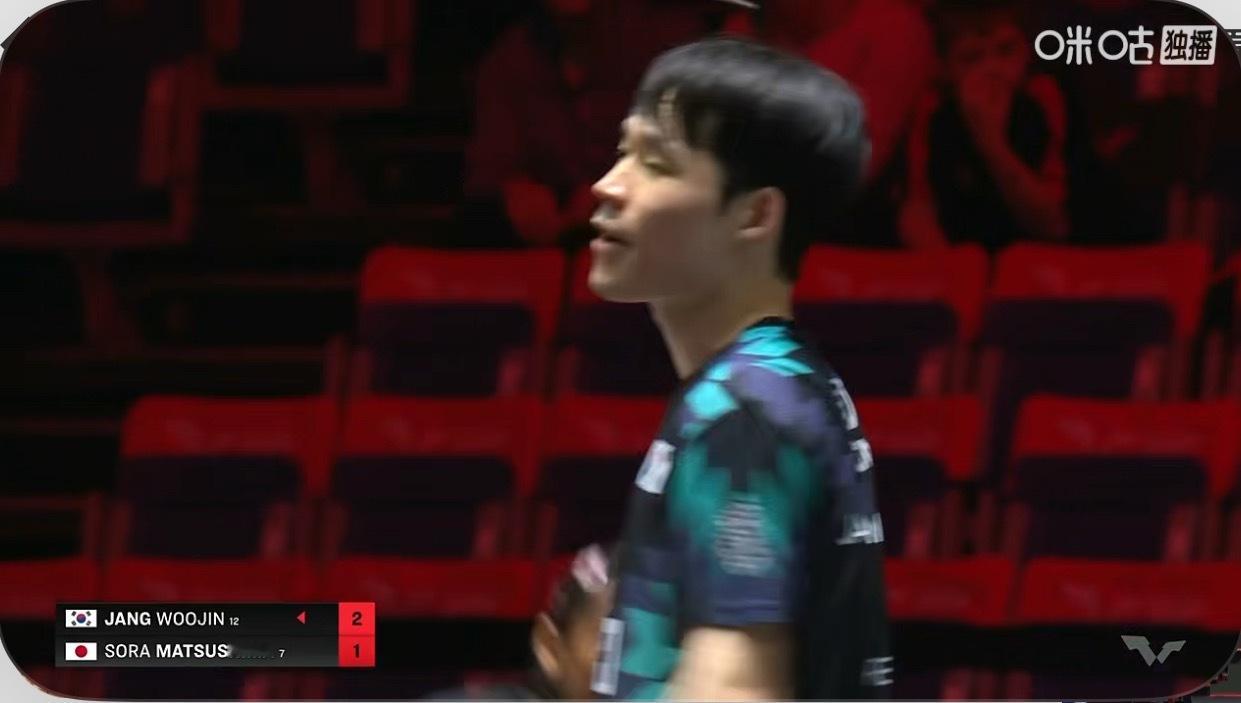 松岛辉空1-2张禹珍空少心态难免受到影响 