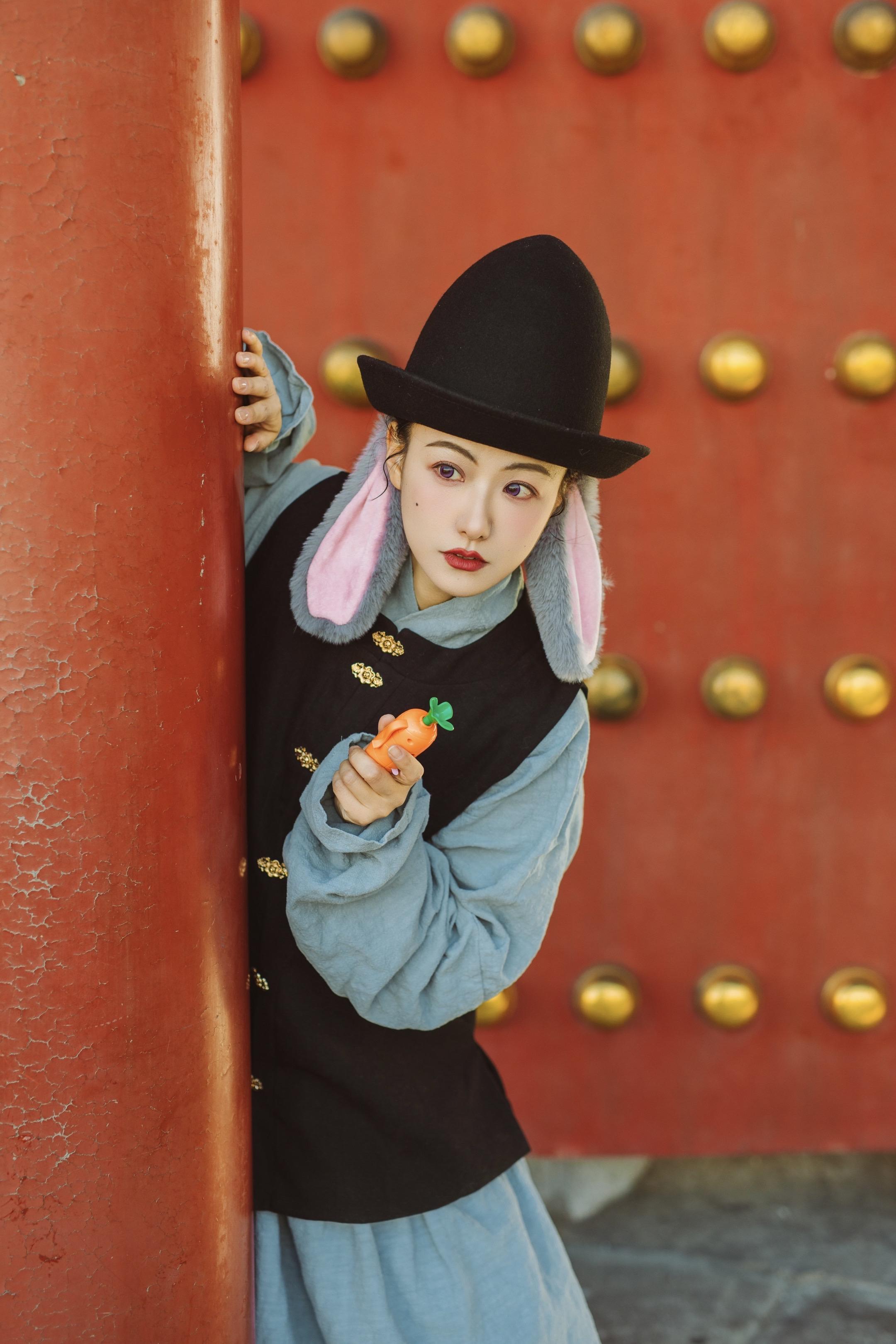 疯狂动物城｜大明版朱迪兔。✨又是一组脑洞，贴里➕比甲，汉服自搭大明版朱迪兔！