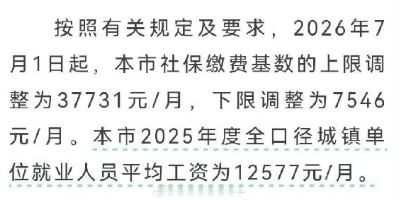 上海社保基数 就在今天，上海最新的社保下限基数，比去年涨了86元... 