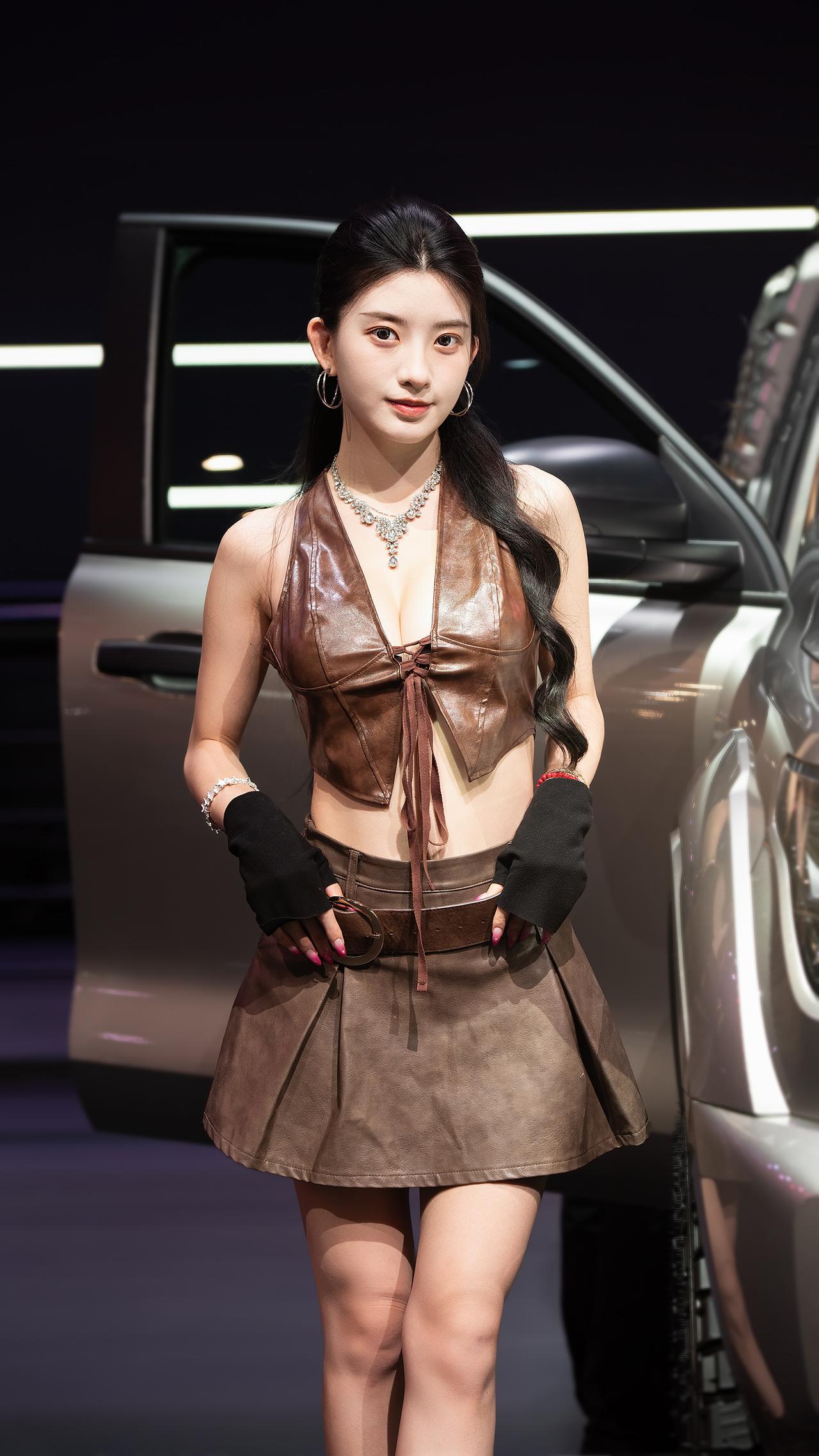 BB酱2025成都国际车展 好身材好气质 车展现场