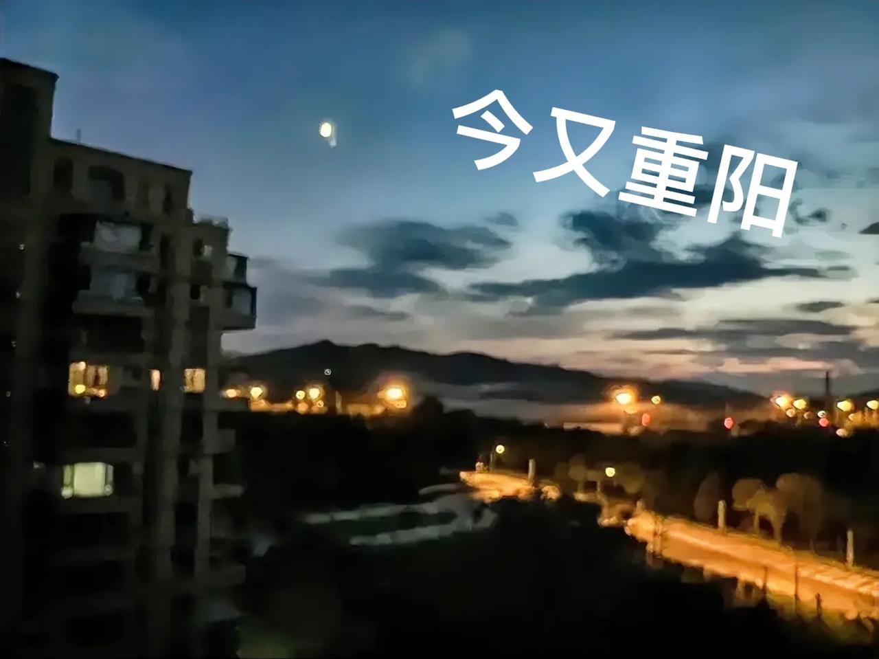 岁岁重阳
今又重阳
九月逢九
故人是弯月
亦是地上的盏盏灯火